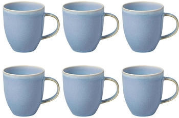 Villeroy & Boch Crafted Blueberry 6er Set Becher mit Henkel 0,35l