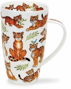 Formano XXL Dunoon Becher, Tasse Henley Tigerrrific mit Tigern 600ml Porzellan