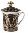 Versace Becher m.Dkl./30Y. Virtus Gala Black