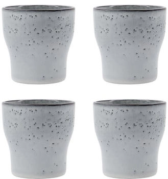 House Doctor Liss Thermosbecher 9cm 4er Pack Hellgrau