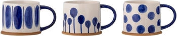 Bloomingville Linora Tasse 45 cl 3er-Pack Blau