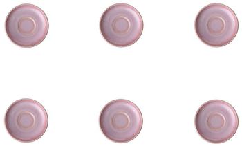 Villeroy & Boch Perlemor Coral 6er Set Espressountertasse D. 12 cm Porzellan