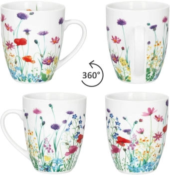 MamboCat Becher 6er Set Marie Kaffeebecher Füllmenge 320 ml bis max. 400 ml Ø 9 cm, H 10,5 cm
