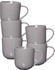 Ritzenhoff & Breker Flirt by R&B Becher 400ml 6er Set Levi grau