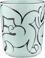 Marimekko Becher ohne Henkel Oiva Pistilla Mint Black (250 ml)