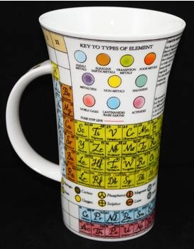 Formano Dunoon Jumbobecher Glencoe Periodic Table Periodensystem für 500ml
