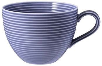 Seltmann Weiden Weiden Beat Fliederblau uni Milchkaffeeobertasse 0,35l mit Relief