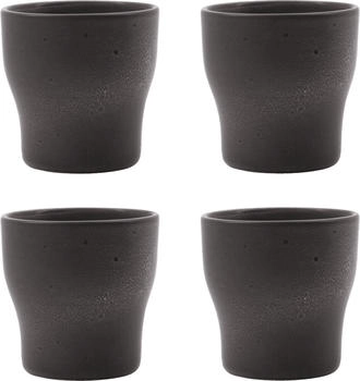 House Doctor Liss Thermosbecher 9cm 4er Pack Dunkelgrau