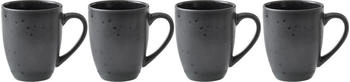 Bitz Bitz Becher mit Henkel galaxy black 0,3 l Set4