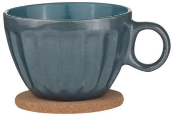 Ladelle ELAN Becher- und Untersetzerset blau