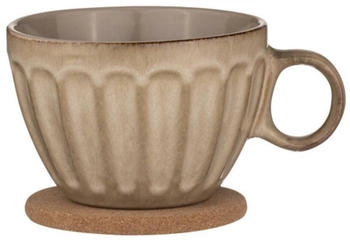 Ladelle ELAN Becher- und Untersetzerset sand
