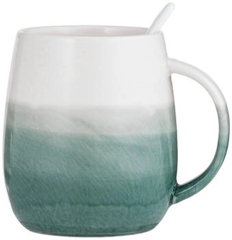 Ladelle Becher Immerse schattiert smaragd Becher- & Löffel-Set 12cm, Keramik