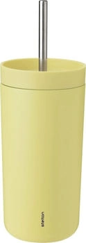Stelton To Go Sip Thermobecher mit Strohhalm, 0,4 l, vakuumisoliert, langlebig - 400ml, Laevis