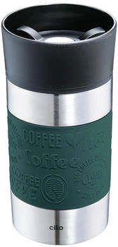 Cilio Isoliertrinkbecher Viaggio in dunkelgrün (300 ml)