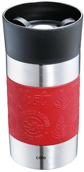 Cilio Isoliertrinkbecher Viaggio in rot (300 ml)