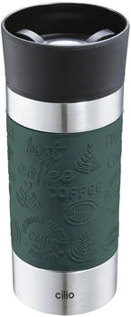 Cilio Isoliertrinkbecher Viaggio in dunkelgrün (360 ml)