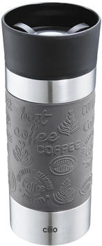 Cilio Isoliertrinkbecher Viaggio in grau (360 ml)