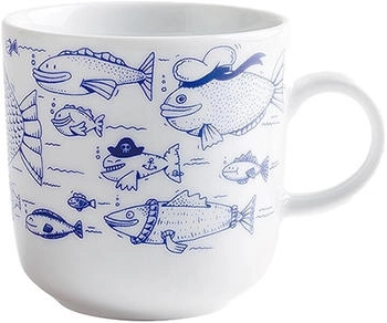 Kahla Ahoi Marie Kaffeebecher 0,3 l Fischschwarm