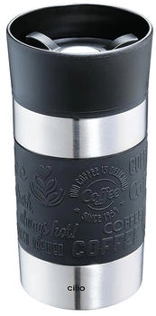 Cilio Isoliertrinkbecher Viaggio in schwarz (300 ml)