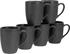 CreaTable Kaffeebecherset Rondo Schiefer schwarz Steinzeug