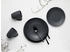 CreaTable Kaffeebecherset Rondo Schiefer schwarz Steinzeug