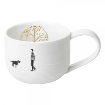 räder Auszeit Tasse Parkspaziergang Porzellan weiß (0016892)