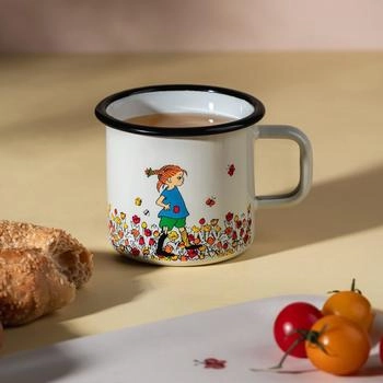 Muurla Pippi longstocking Emaillierte Tasse 3,7 dl Be More Pippi