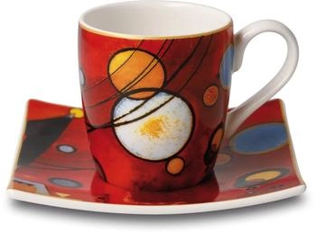 Goebel Espressotasse Wassily Kandinsky Schweres Rot Artis Orbis