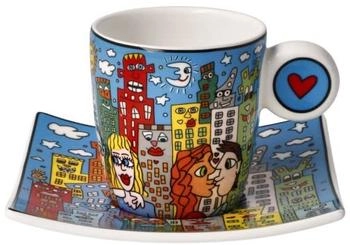 Goebel Espressotasse James Rizzi Summer in the City Pop Art