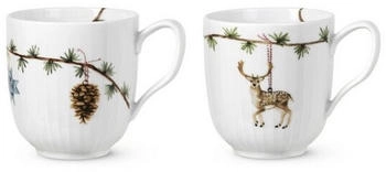 Kähler Hammershøi Christmas Weihnachtstasse 33 cl 2-teilig 2021 & 2022