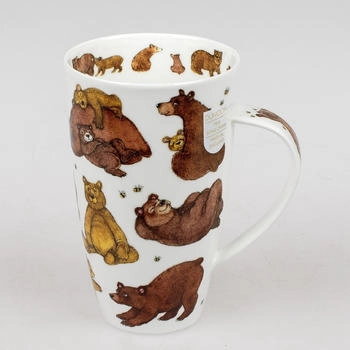 Dunoon Becher Henley Grizzlies mit Bärenmotiv
