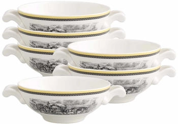 Villeroy & Boch Audun Ferme Suppentasse 400 ml 6er Set DS