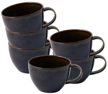 Villeroy & Boch Multipack Crafted Denim Kaffeeobertasse 6 Stück