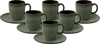 Villeroy & Boch like. by Lave vert Kaffeetasse mit Untertasse 190 ml 6er Set DS