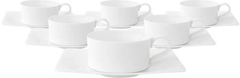 Villeroy & Boch Modern Grace Teetasse mit Untertasse 150 ml 6er Set DS