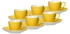 Ritzenhoff & Breker DOPPIO Espressotasse mit Untertasse 80 ml 6er Set gelb
