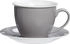 Ritzenhoff & Breker DOPPIO Milchkaffee Tasse mit Untertasse 350 ml 6er Set grau