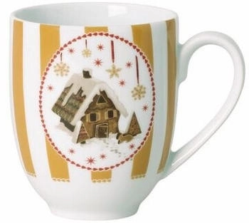 Hutschenreuther Christmas Love beige Becher mit Henkel 0,4l
