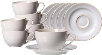 Ritzenhoff & Breker Laredo Kaffeetasse mit Untertasse 220 ml 6er Set DS