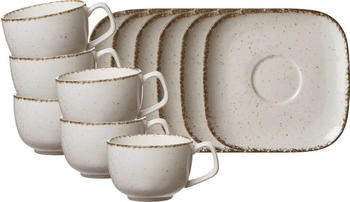 Ritzenhoff & Breker Casa Kaffeetasse mit Untertasse 6er Set beige DS
