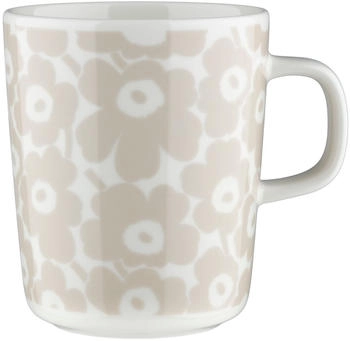 Marimekko Pikkuinen Unikko Tasse 25 cl White-straw