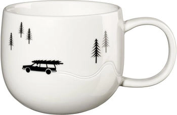 ASA ASA Henkelbecher 0,4 l Joy Snow Tracks Skidding Xmas