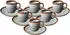 Villeroy & Boch like. by Lave beige Kaffeetasse mit Untertasse 190 ml 6er Set DS