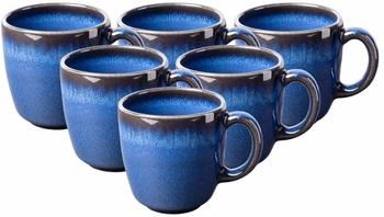 Villeroy & Boch Multipack Lave bleu Kaffeeobertasse 6 Stück