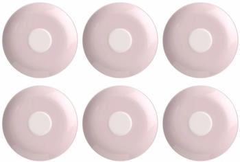 Villeroy & Boch Rose Garden Fr&uuml;hst&uuml;cksuntertasse 6er Set rosa D.17cm