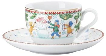 Hutschenreuther Sammelserie 2025 Weihnachtsspiele Cappuccinotasse 2tlg
