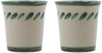 House Doctor Diva Becher 25 cl 2-teilig Grün