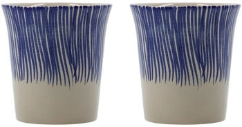 House Doctor Diva Becher 25 cl 2-teilig Blau