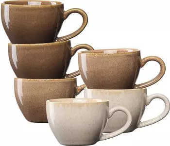 Ritzenhoff & Breker Sahara Espressotasse 100 ml 6er Set gemischt