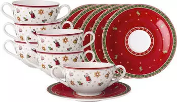 Villeroy & Boch Toy's Delight Suppentasse mit Untertasse (rund) 6er Set